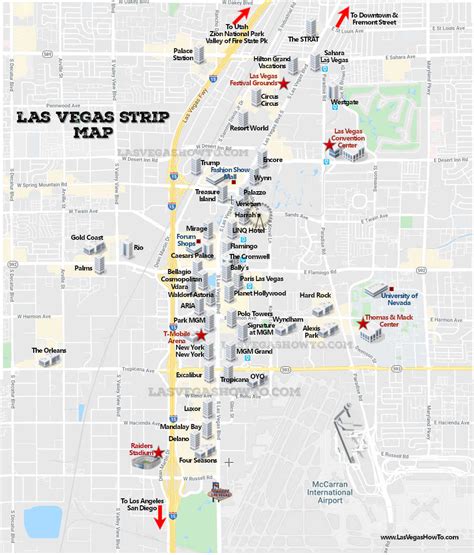 lv strip map 2018|detailed map of vegas strip.